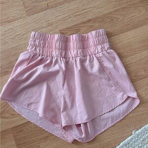 High-Waist Pink Women's Shorts